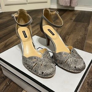 Alex Marie Silver heels, size 8.5